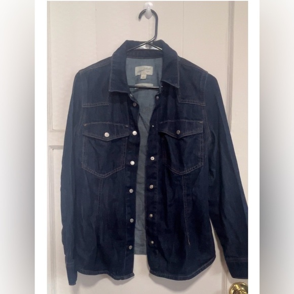 Universal Thread Jackets & Blazers - Universal Thread Dark Blue Jean Jacket